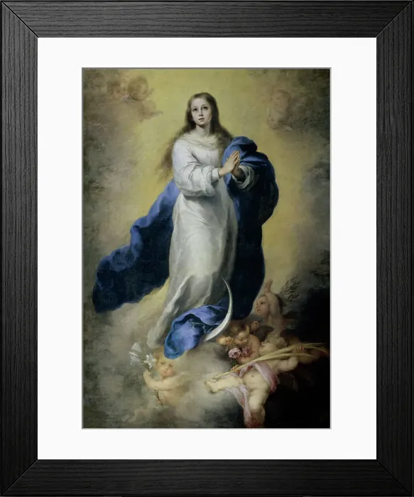 Framed Print : Immaculate Conception by Bartolom Esteban Murill Framed Print : Immaculate Conception by Bartolom Esteban Murill