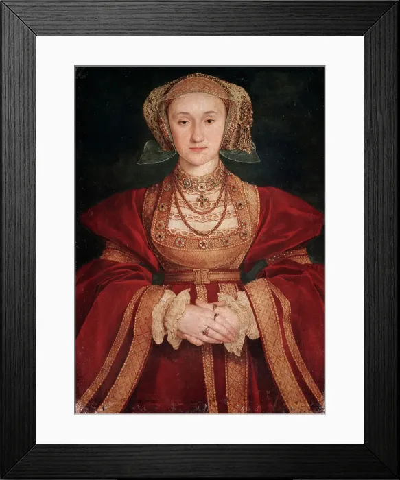 Framed Print : Anne of Cleves by Hans Holbein the Younger Framed Print : Anne of Cleves by Hans Holbein the Younger