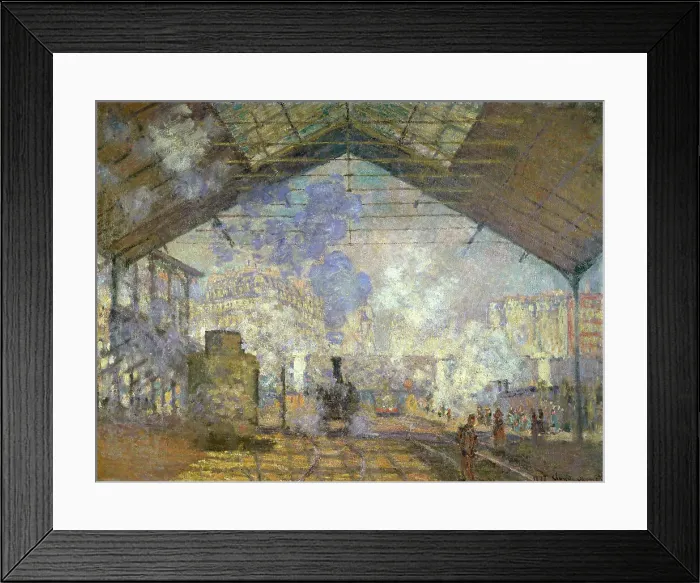 Framed Print : St. Lazare Station by Claude Monet Framed Print : St. Lazare Station by Claude Monet