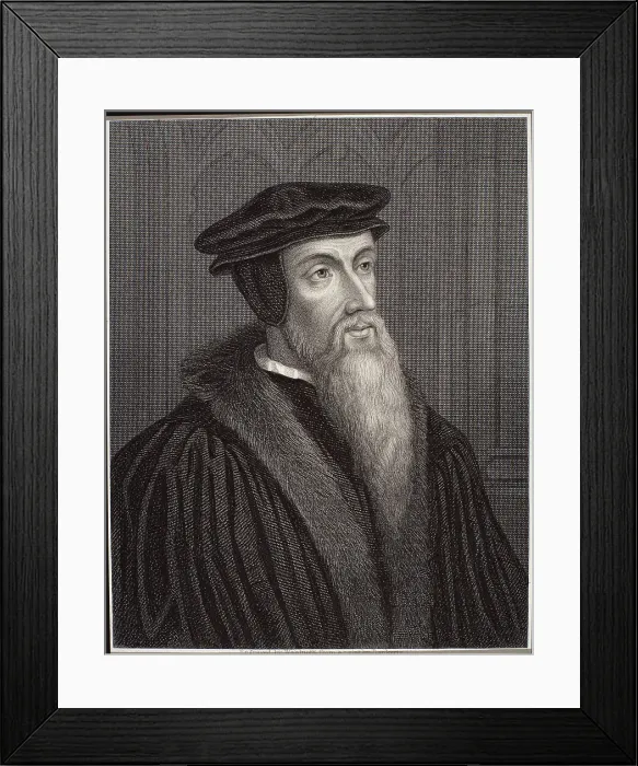 Framed Print : John Calvin (1509-1564) Framed Print : John Calvin (1509-1564)