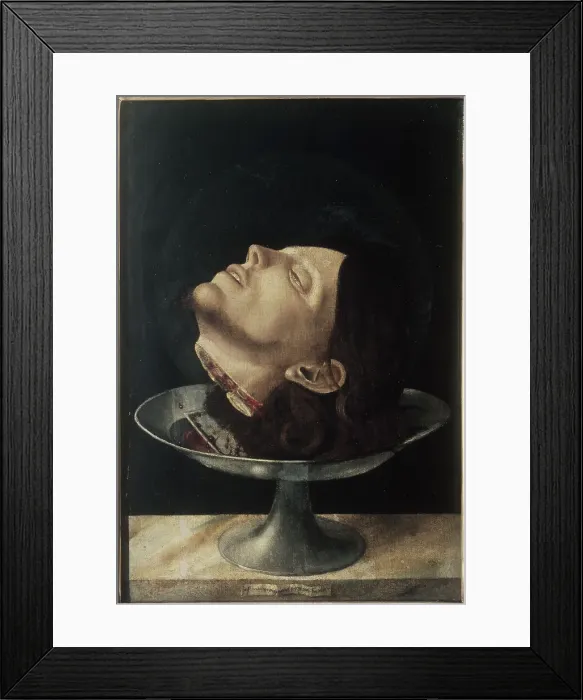 Framed Print : Head of John the Baptist by Gian Francesco Maine Framed Print : Head of John the Baptist by Gian Francesco Maine