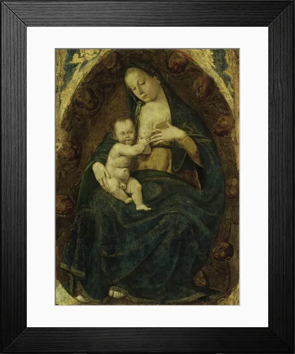 Framed Print : Madonna & Child with Cherubs by Luca Signorelli