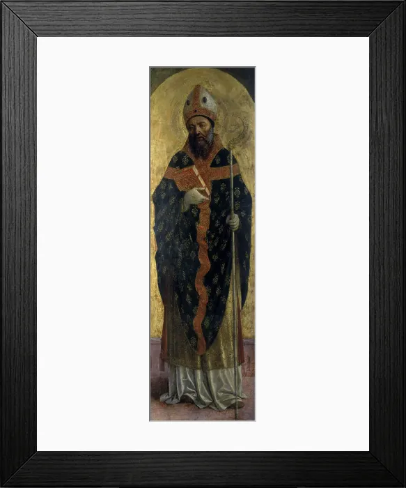 Framed Print : Saint Augustine by Vincenzo Foppa Framed Print : Saint Augustine by Vincenzo Foppa