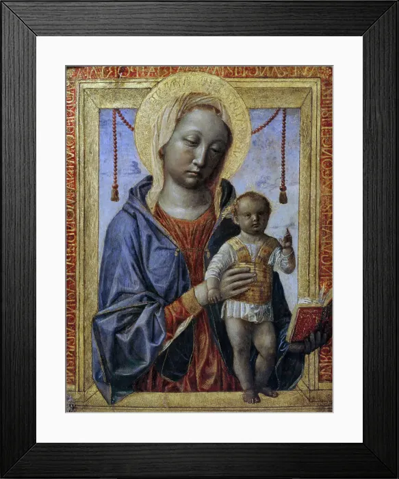 Framed Print : Madonna of the Book by Vincenzo Foppa Framed Print : Madonna of the Book by Vincenzo Foppa