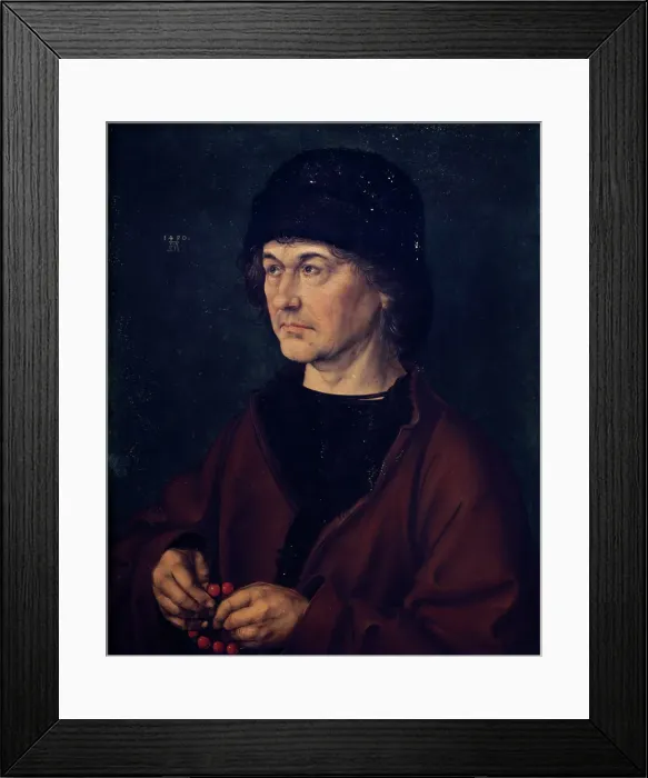 Framed Print : Portrait of the Artist's Father by Durer Framed Print : Portrait of the Artist's Father by Durer