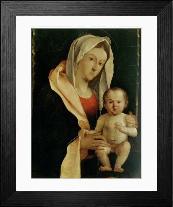 Framed Print : Madonna with Child by Buonconsiglio Framed Print : Madonna with Child by Buonconsiglio