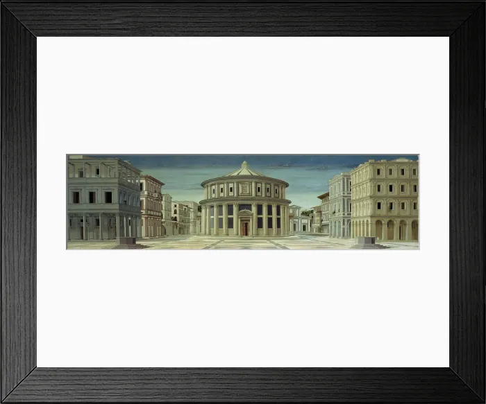 Framed Print : Ideal City by Luciano Laurana Framed Print : Ideal City by Luciano Laurana