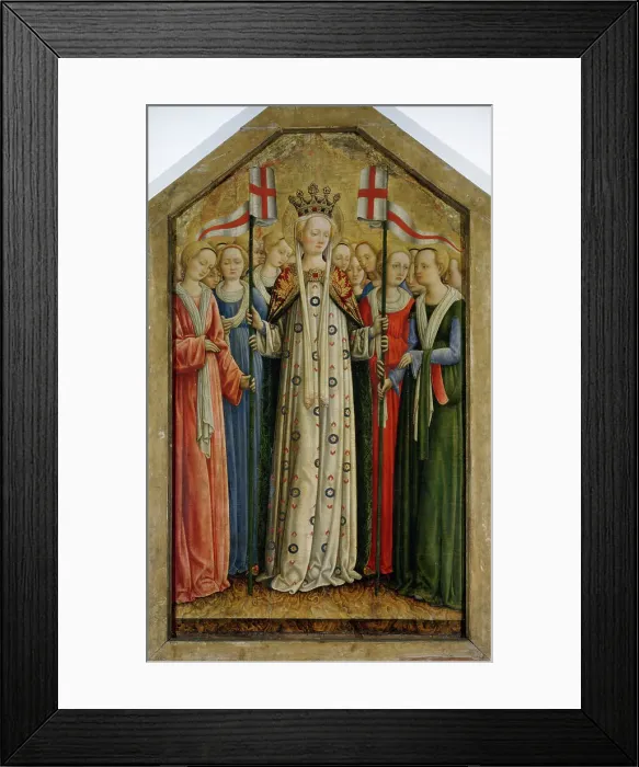 Framed Print : Saint Ursula and her Companions (Antonio Vivarin) Framed Print : Saint Ursula and her Companions (Antonio Vivarin)