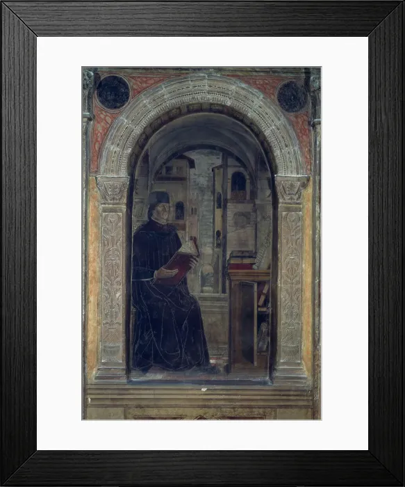 Framed Print : Professor in his Studio (Artist Unknown ) Framed Print : Professor in his Studio (Artist Unknown )