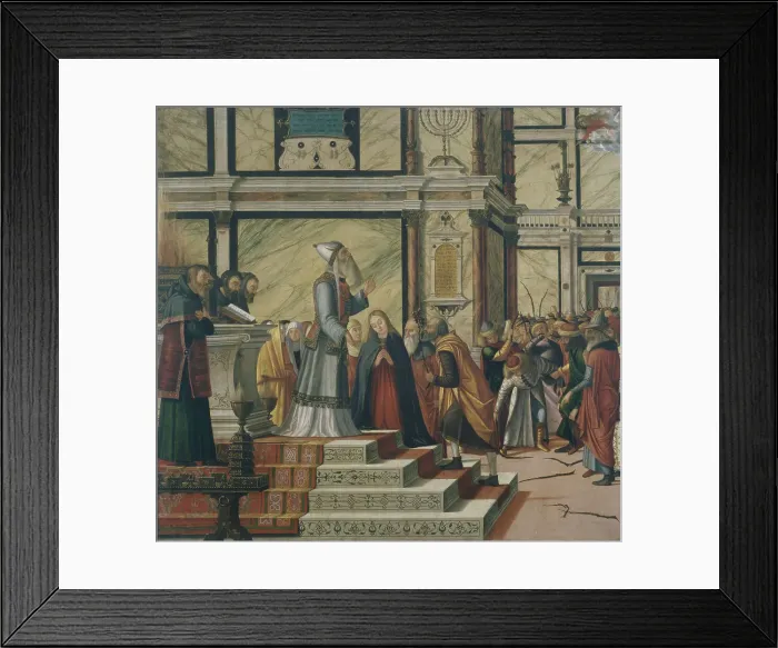 Framed Print : Betrothal of the Virgin by Vittore Carpaccio Framed Print : Betrothal of the Virgin by Vittore Carpaccio