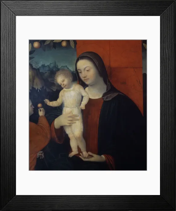 Framed Print : Madonna and Child with Saint Catherine Framed Print : Madonna and Child with Saint Catherine
