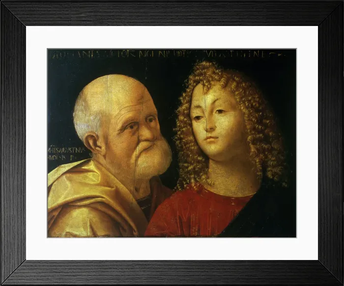 Framed Print : Saint Peter and Saint John the Evangelist Framed Print : Saint Peter and Saint John the Evangelist