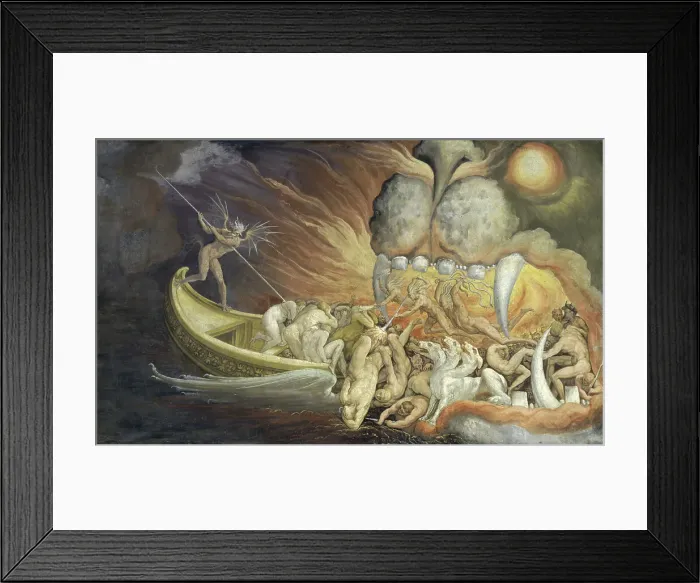 Framed Print : Charon by Pedro Roviale