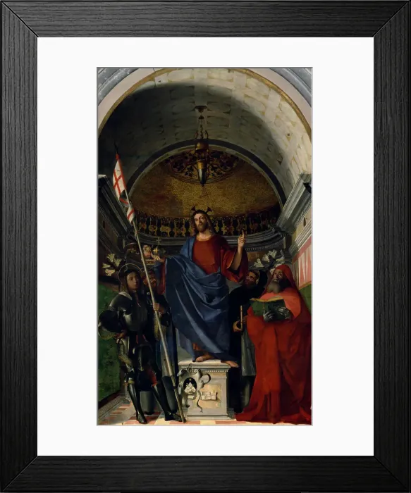 Framed Print : Christ Among Saints by Giovanni