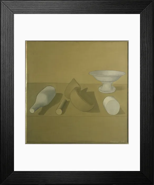 Framed Print : Still Life by Giorgio Morandi Framed Print : Still Life by Giorgio Morandi