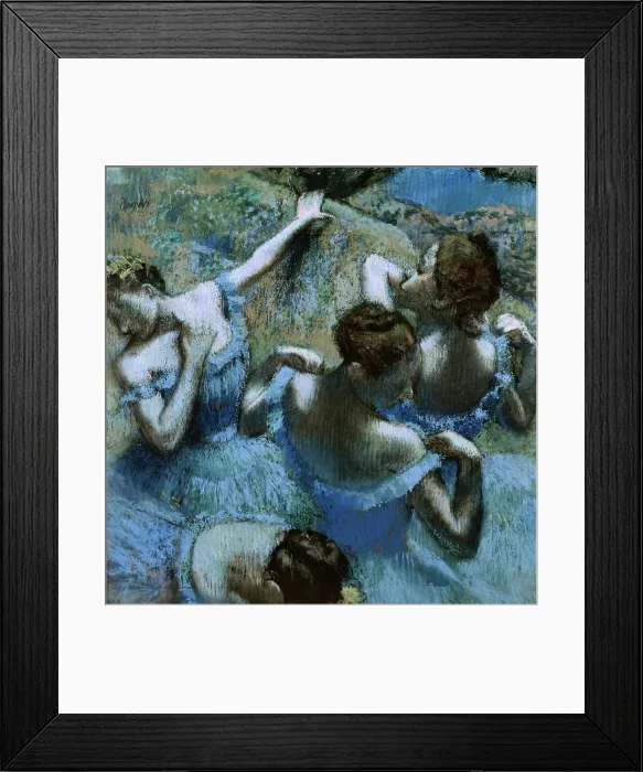 Framed Print : Blue Dancers by Edgar Degas Framed Print : Blue Dancers by Edgar Degas