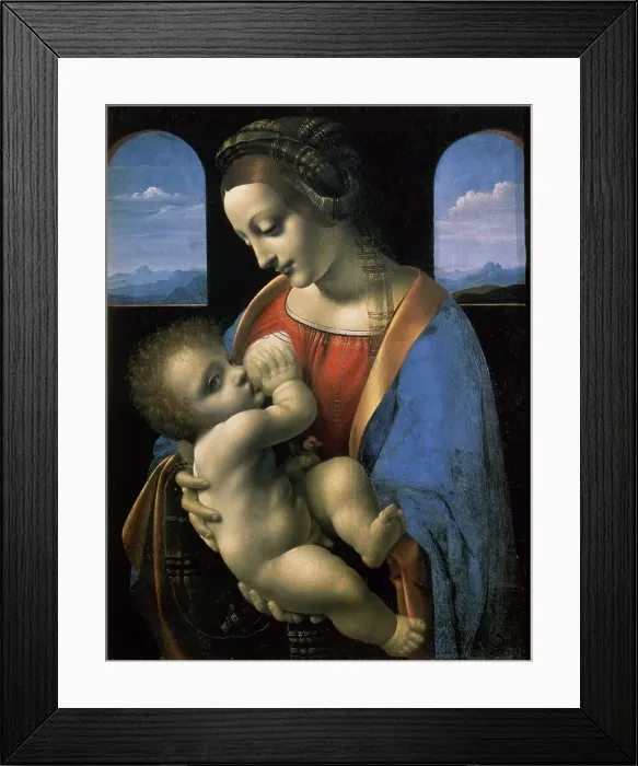 Framed Print : Madonna Litta by Leonardo da Vinci Framed Print : Madonna Litta by Leonardo da Vinci