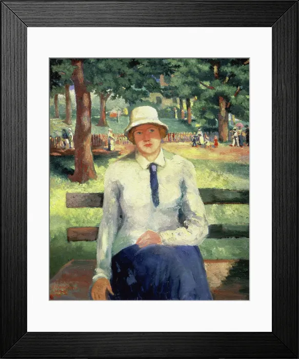 Framed Print : Unemployed Girl by Kasimir Malevich Framed Print : Unemployed Girl by Kasimir Malevich