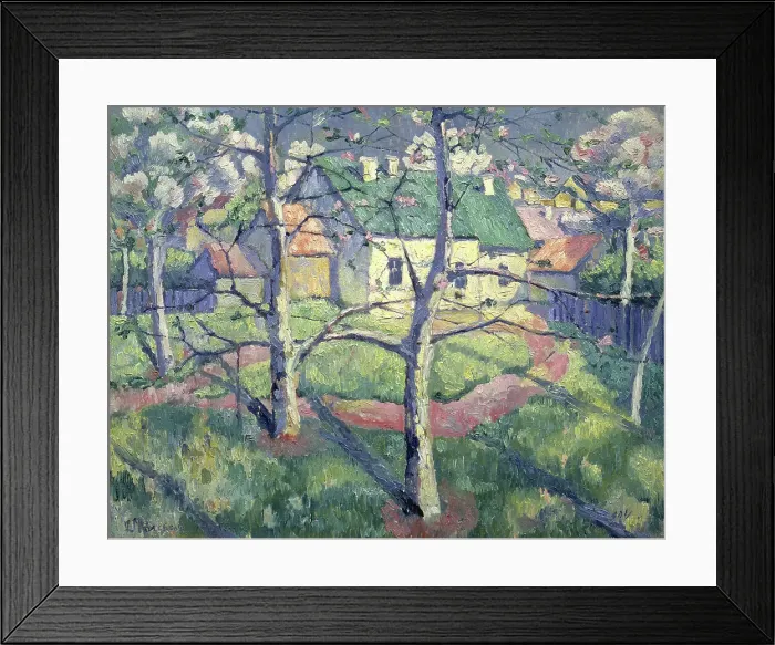 Framed Print : Apple Trees by Kasimir Malevich Framed Print : Apple Trees by Kasimir Malevich