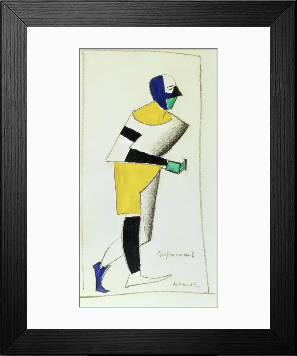 Framed Print : The Sportsman by Malevich Framed Print : The Sportsman by Malevich