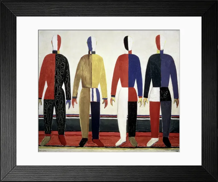 Framed Print : The Sportsmen by Kasimir Malevich Framed Print : The Sportsmen by Kasimir Malevich
