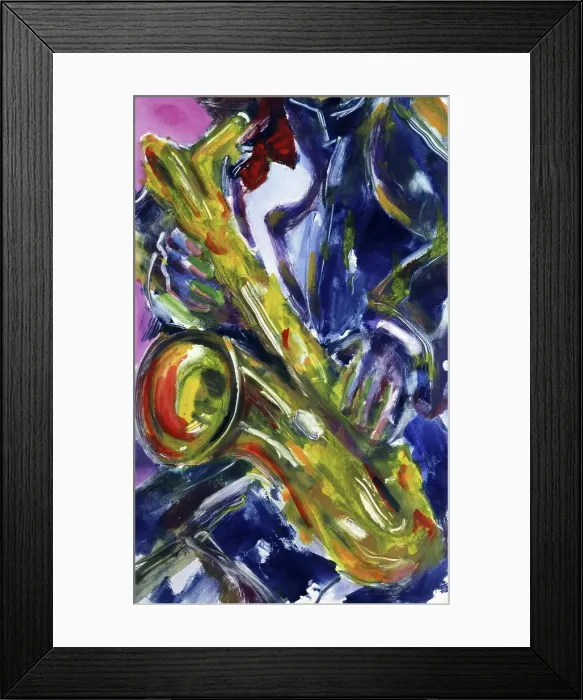 Framed Print : Sax Essence by Mayers