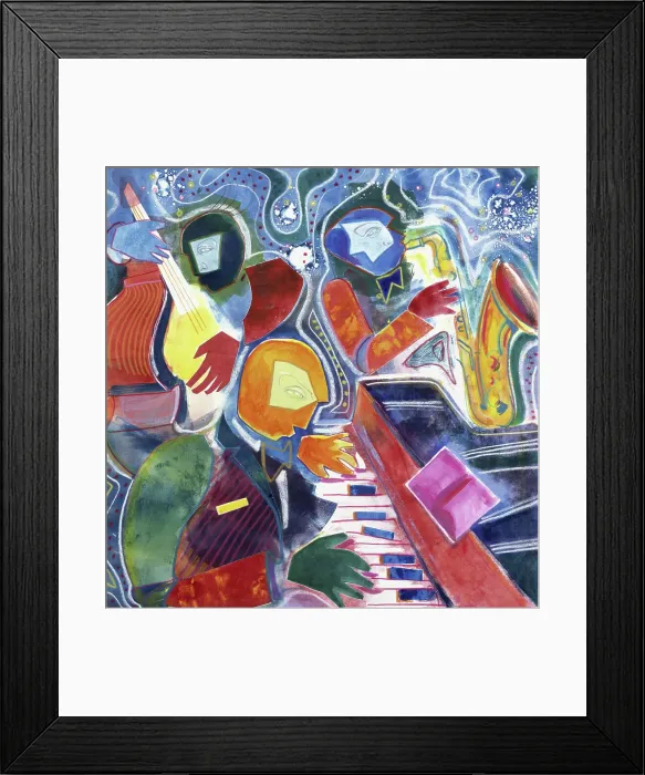 Framed Print : Jazz Messenger II by Mayers Framed Print : Jazz Messenger II by Mayers