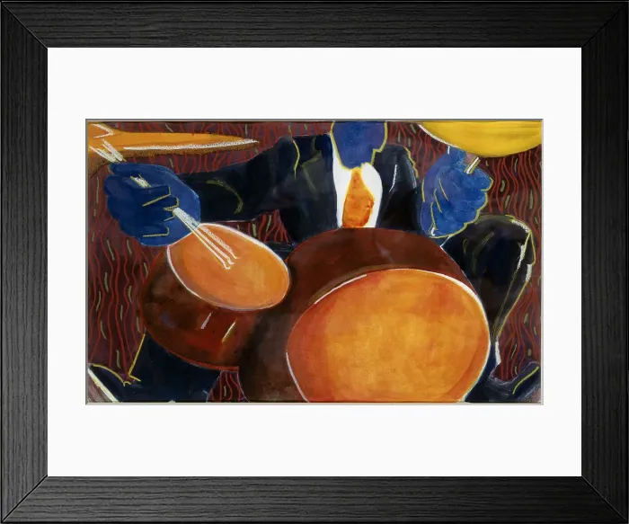 Framed Print : Drummer by Mayers