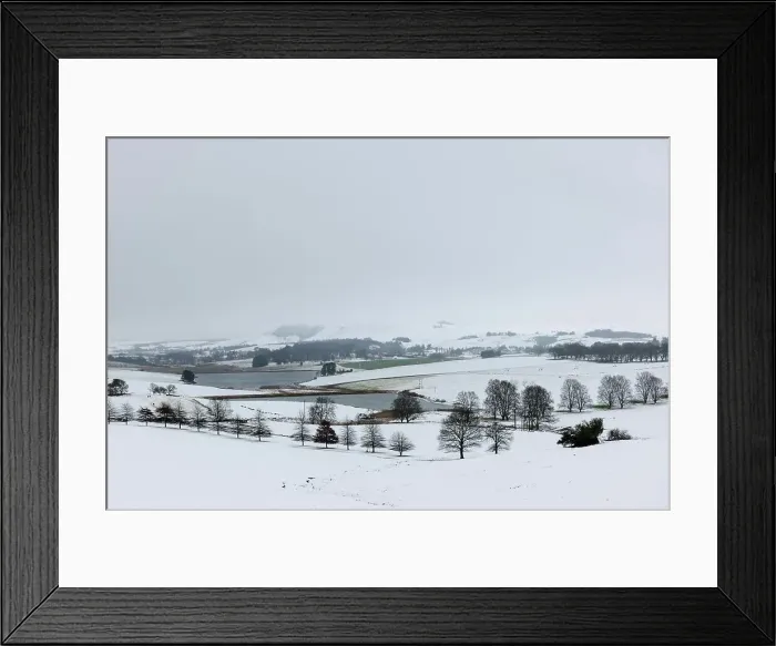 Framed Print : Snow scene near Nottingham Road Framed Print : Snow scene near Nottingham Road