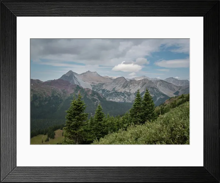 Framed Print : Cloudy landscape with clouds. Aspen, Colorado, USA Framed Print : Cloudy landscape with clouds. Aspen, Colorado, USA
