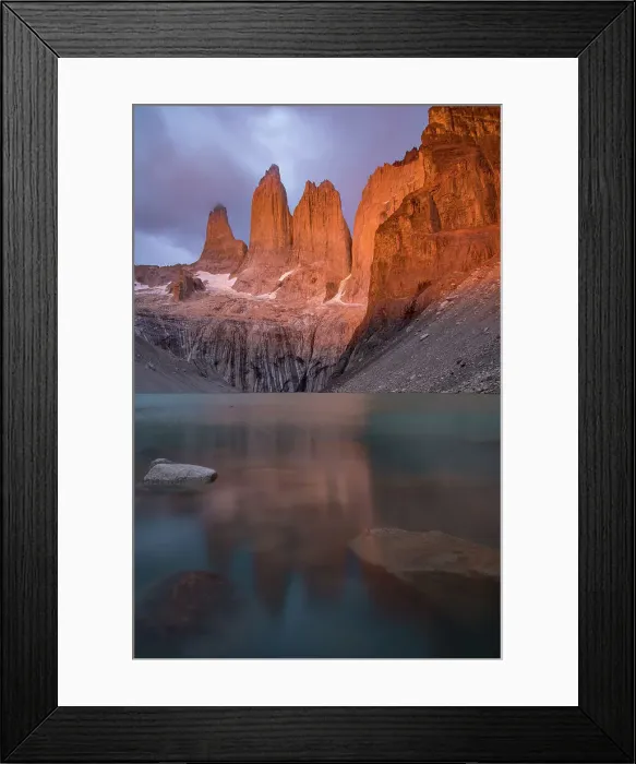 Framed Print : Torres del Paine Framed Print : Torres del Paine