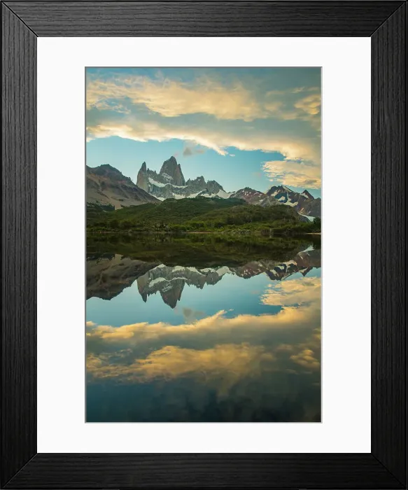 Framed Print : Camping Glacier Norrona Adventure Argentina Backpack