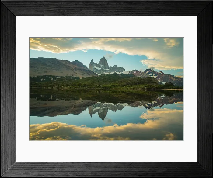Framed Print : Camping Glacier Norrona Adventure Argentina Backpack Framed Print : Camping Glacier Norrona Adventure Argentina Backpack