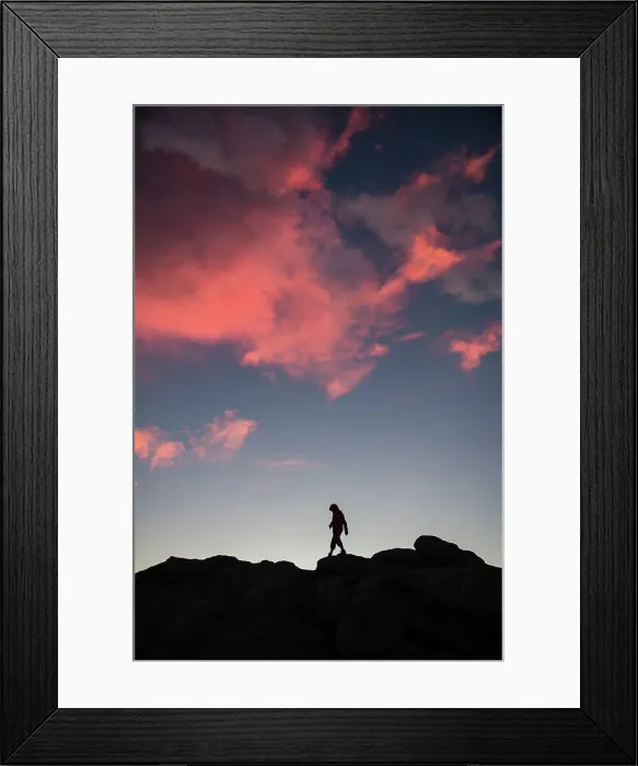 Framed Print : Camping Glacier Norrona Adventure Argentina Backpack