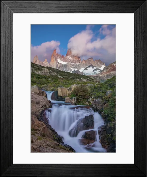 Framed Print : Camping Glacier Norrona Adventure Argentina Backpack Framed Print : Camping Glacier Norrona Adventure Argentina Backpack