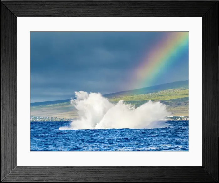Framed Print : Big Splash Blue Water Hawaii Hawaiian Islands Framed Print : Big Splash Blue Water Hawaii Hawaiian Islands