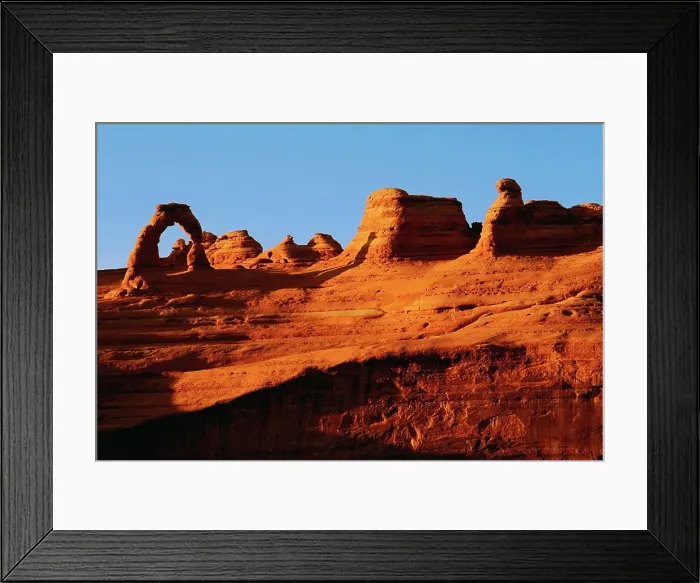 Framed Print : Rock formations on a landscape Framed Print : Rock formations on a landscape