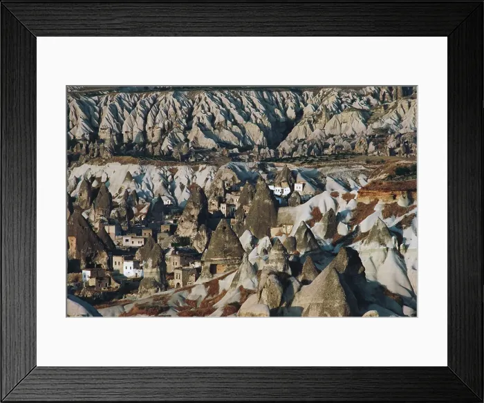 Framed Print : High angle view of fairy chimneys Framed Print : High angle view of fairy chimneys