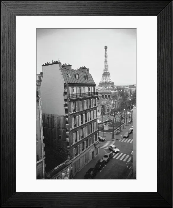 Framed Print : Buildings in a city, Eiffel Tower Framed Print : Buildings in a city, Eiffel Tower