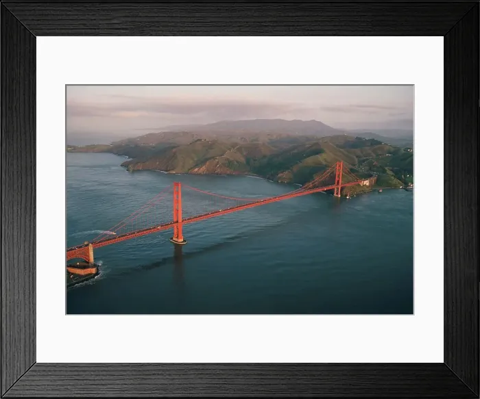 Framed Print : Golden Gate Bridge over the San Francisco Bay Framed Print : Golden Gate Bridge over the San Francisco Bay