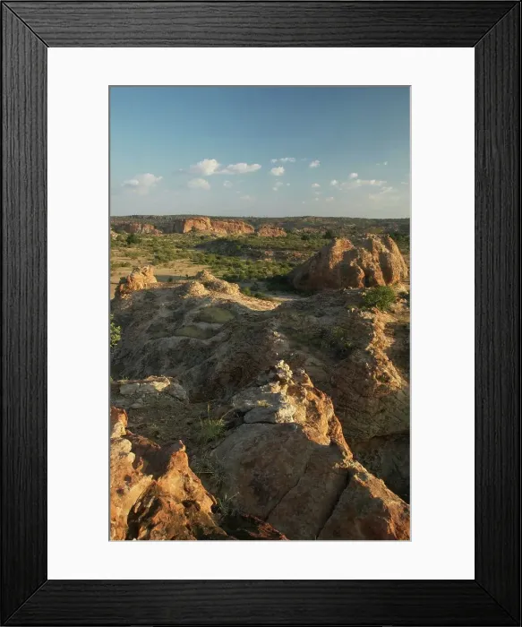 Framed Print : View near de Beer's Koppie towards Limpopo River