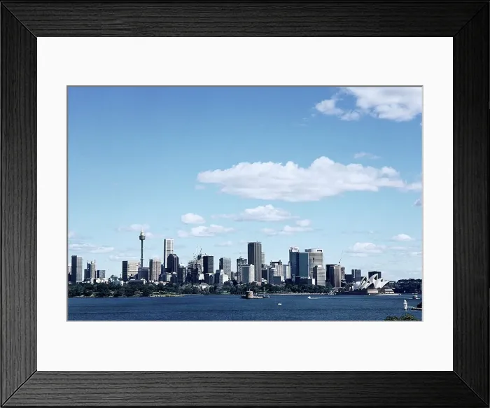 Framed Print : Skyscrapers at the waterfront, Centrepoint Tower Framed Print : Skyscrapers at the waterfront, Centrepoint Tower