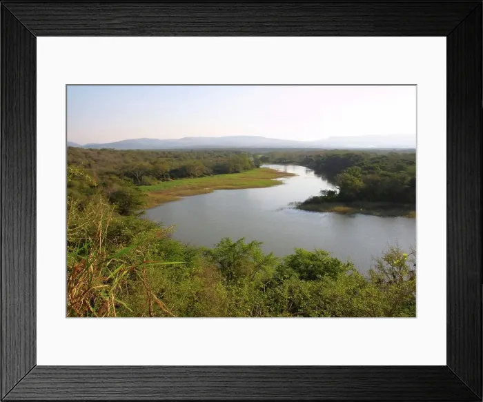 Framed Print : Nhlonhlela Pan. Mkhuze Game Reserve Framed Print : Nhlonhlela Pan. Mkhuze Game Reserve