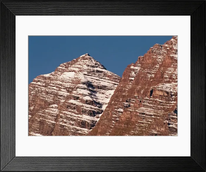 Framed Print : Snow covered mountain peaks, Aspen Framed Print : Snow covered mountain peaks, Aspen