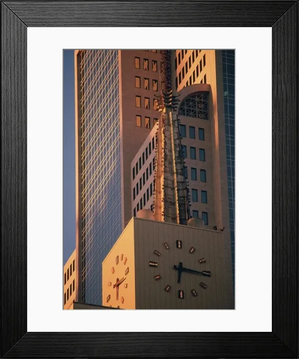 Framed Print : Clock tower of the Mercantile National Bank Building Framed Print : Clock tower of the Mercantile National Bank Building