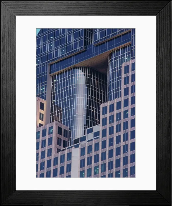 Framed Print : Low angle view of Chase Bank Tower