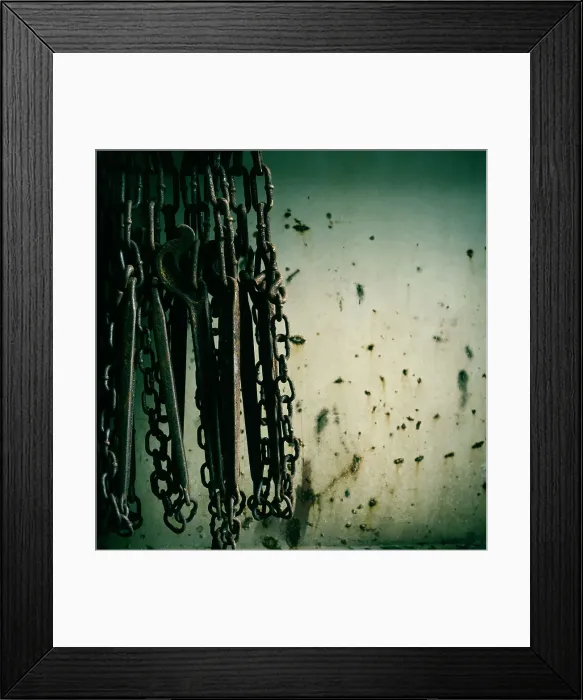 Framed Print : Rusty Chains Framed Print : Rusty Chains