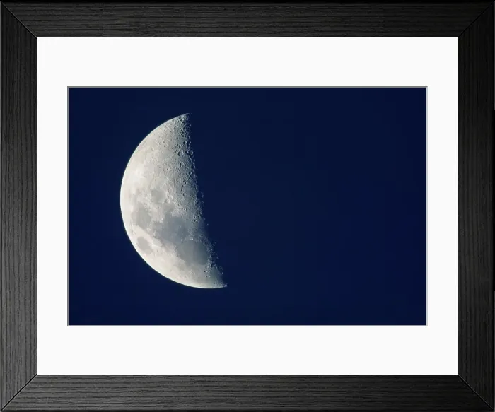 Framed Print : The moon on 17-6-2002 from Howick Framed Print : The moon on 17-6-2002 from Howick