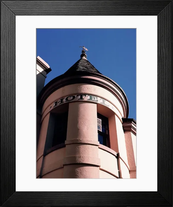 Framed Print : Low angle view of a hotel, Crown Hotel Framed Print : Low angle view of a hotel, Crown Hotel