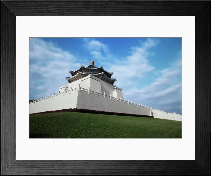 Framed Print : Low angle view of a memorial, Chiang Kaishek Memorial Hall Framed Print : Low angle view of a memorial, Chiang Kaishek Memorial Hall
